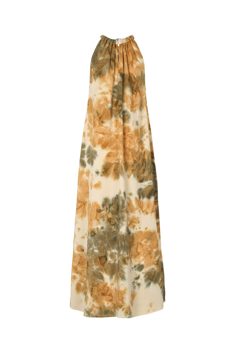 Hope - Abstract halter dress I Forest combo 6 - Rabens Saloner - DK