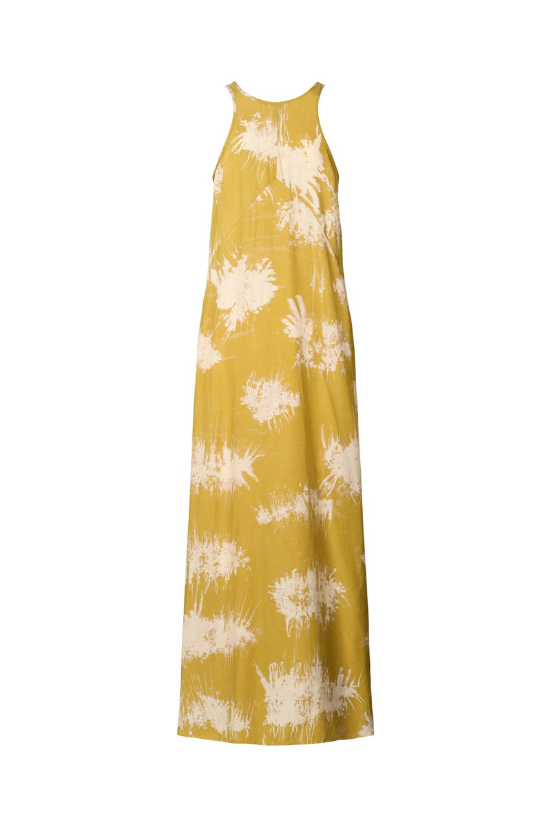Ian - Misty long dress I Golden mustard combo 2 - Rabens Saloner - DK
