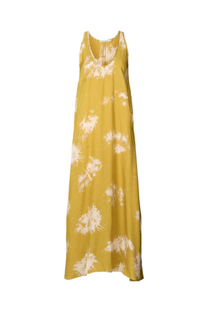 Ian - Misty long dress I Golden mustard combo Golden mustard combo XS 1 - Rabens Saloner - DK