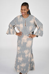 Karimalou - Misty kaftan I Aluminium combo 2 - Rabens Saloner - DK