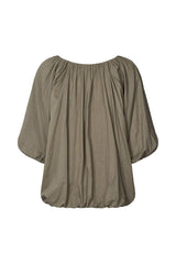 Rachelle - Voile cloud blouse I Dry bark 2 - Rabens Saloner - DK