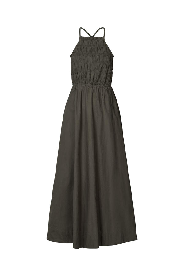 Cylle - Poplin elastic dress I Pirate black Pirate black XS 1 - Rabens Saloner - DK