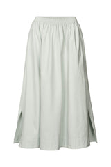 Guri - Poplin heavy full skirt I Sky blue Sky blue XS 3 - Rabens Saloner - DK