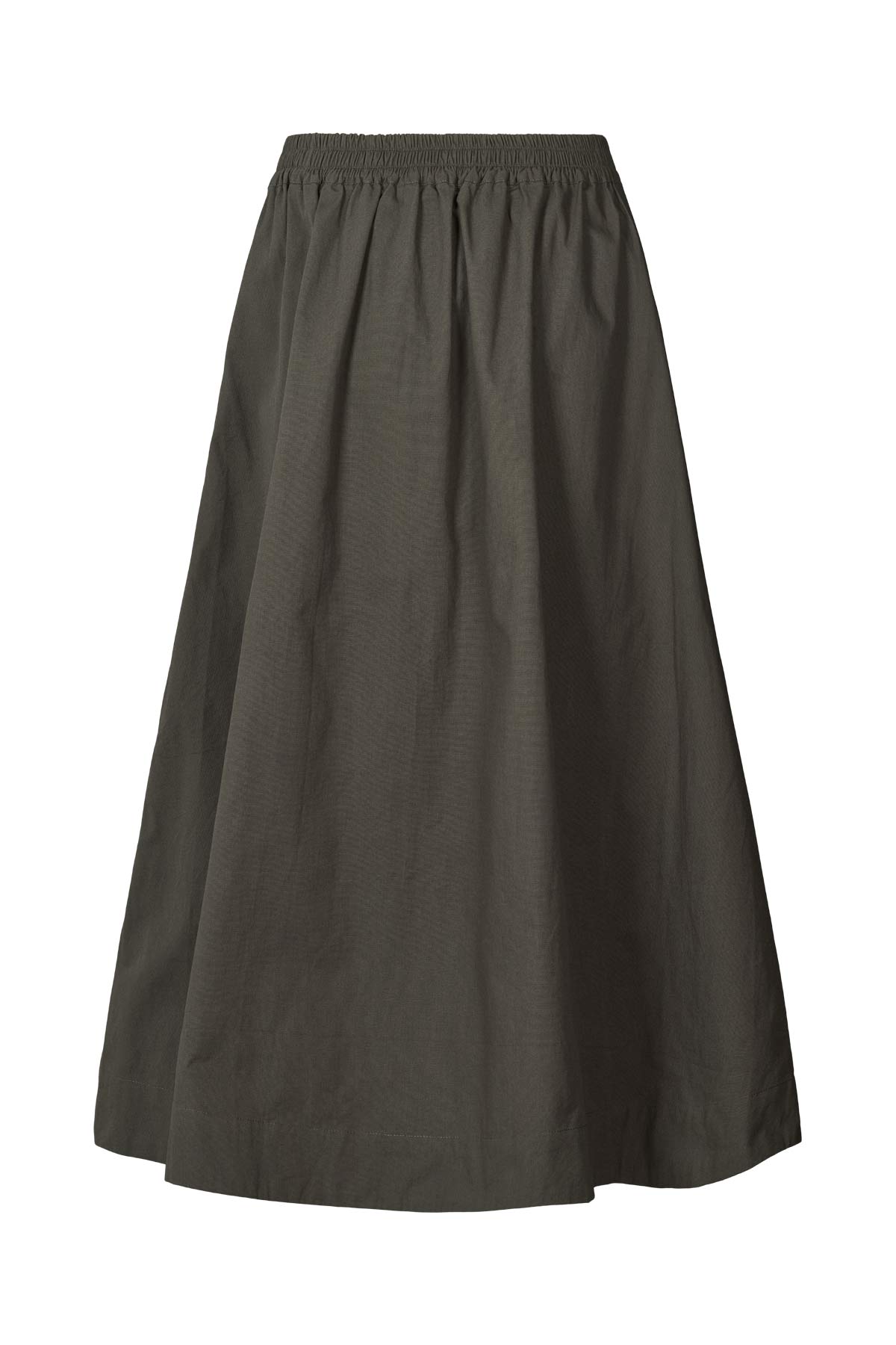 Guri - Poplin heavy full skirt I Pirate black 2 - Rabens Saloner - DK