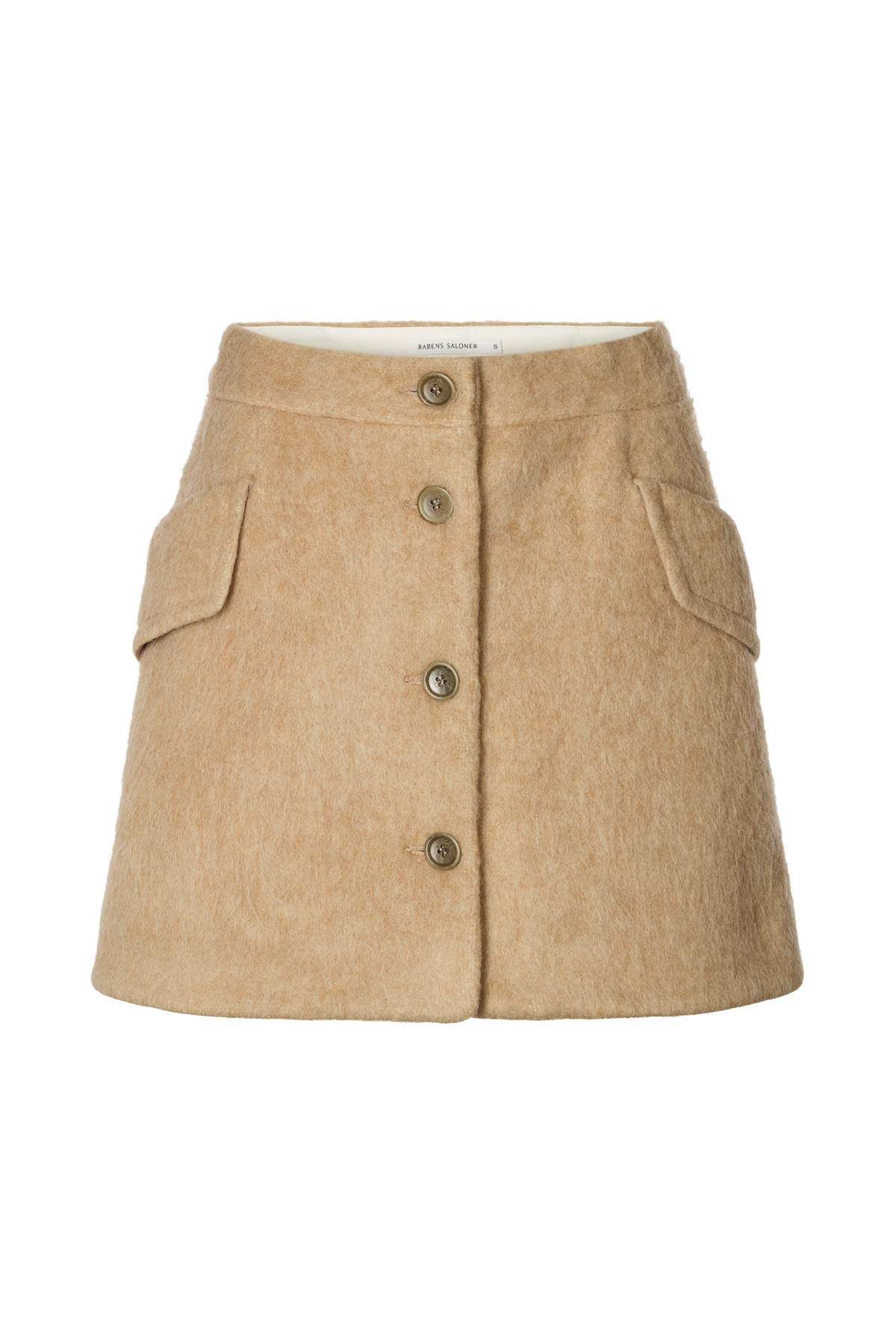 Olympia - Fuzzy skirt I Oatmeal Oatmeal XS 1 - Rabens Saloner - DK