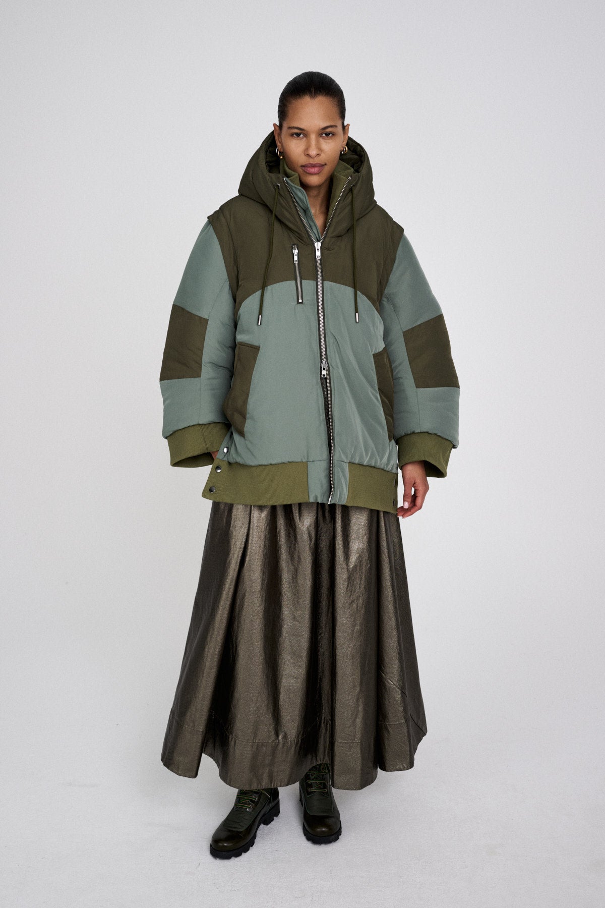 Casaya - Combo tech coat I Ocean 1 - Rabens Saloner - DK