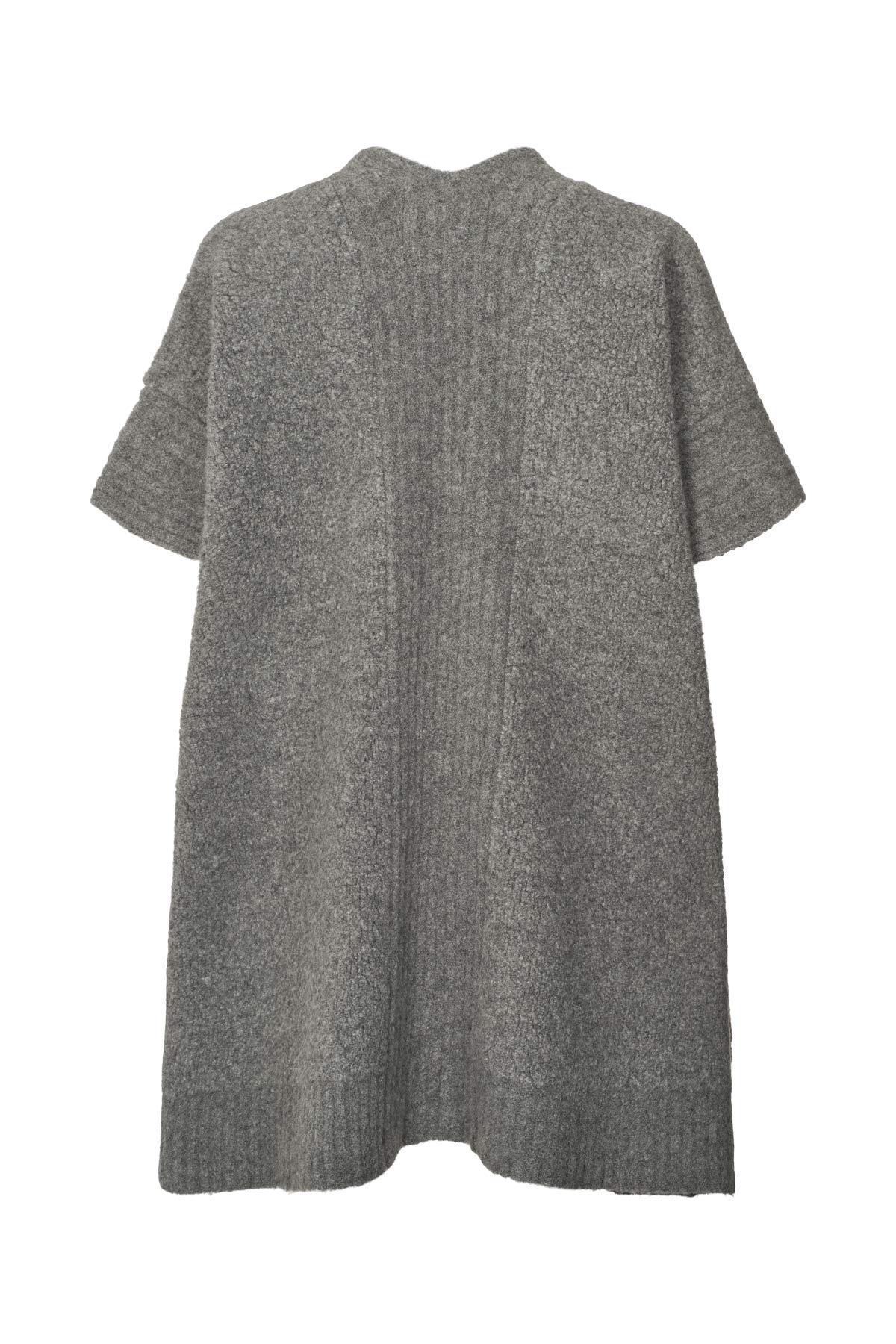 Dorris - Sheep knit cape I Grey melange 7 - Rabens Saloner - DK