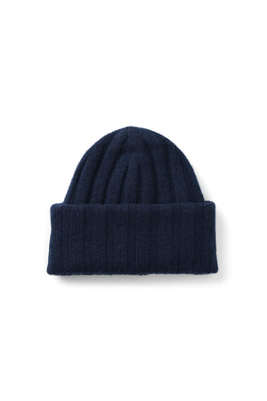 Dolores - Pure wool oversize hat I Navy Navy O/S 1 - Rabens Saloner - DK