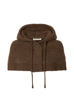Sinika - Sheep knit hood I Dark brown Dark brown O/S 1 - Rabens Saloner - DK