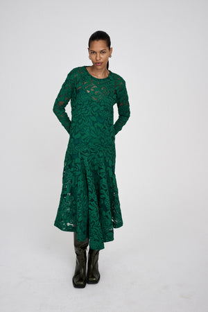 Enid - Orchid lace dress I Verdant green Verdant green XS 1 - Rabens Saloner - DK