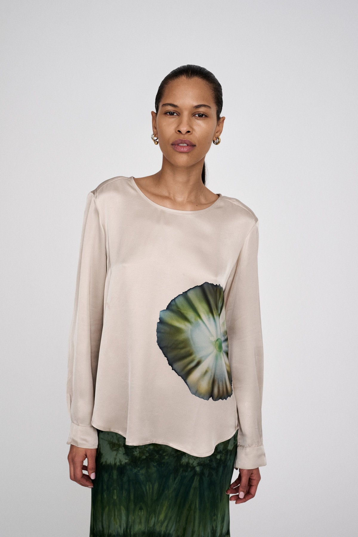 Ibi - Bloom blouse I Powder combo 1 - Rabens Saloner - DK