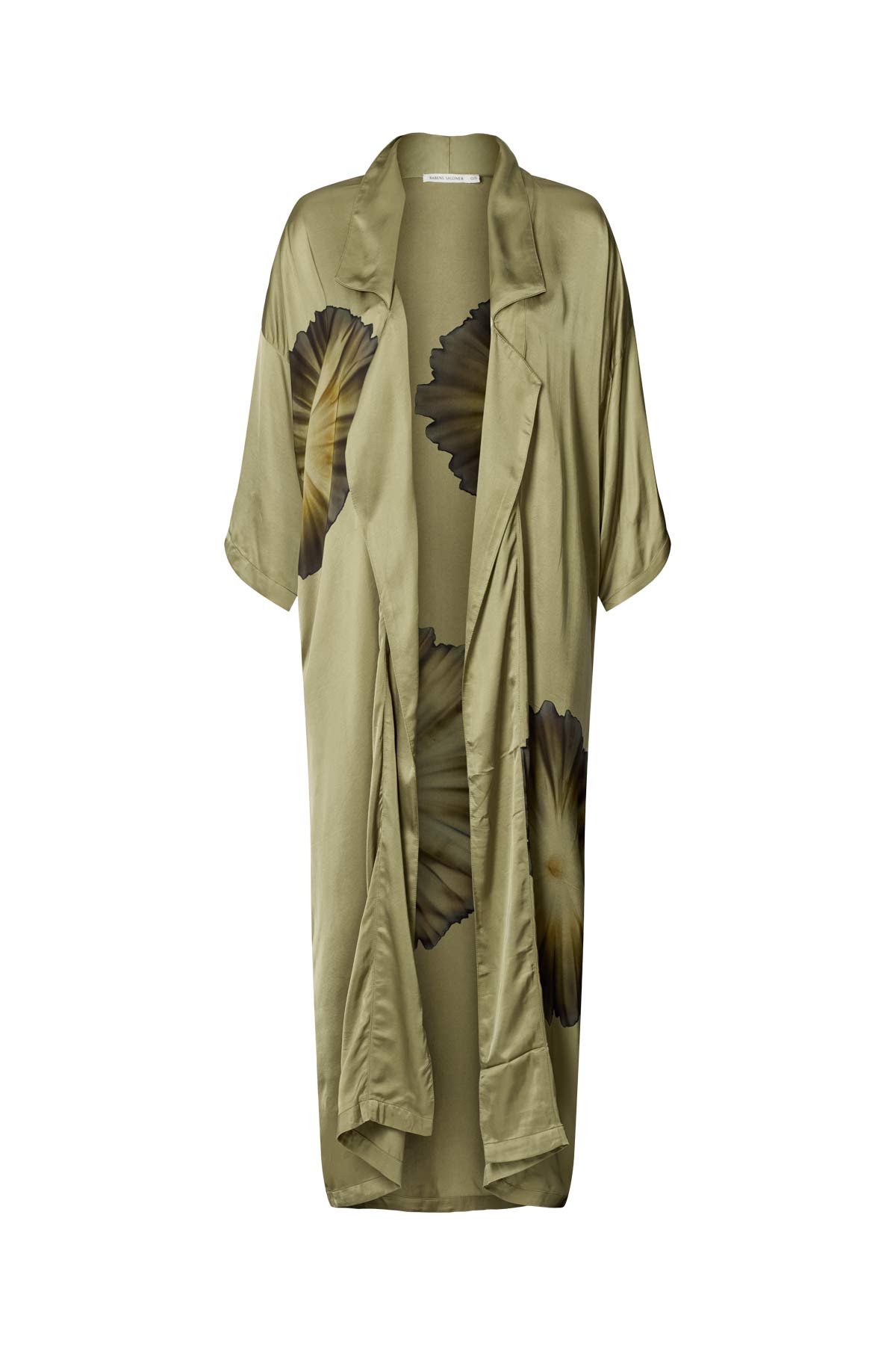 Aysha - Bloom kimono jacket I Hazelnut combo Hazelnut combo O/S 1 - Rabens Saloner - DK