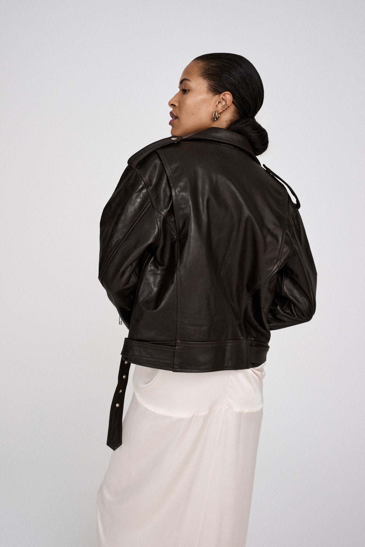 Davine - Leather biker jacket 4 - Rabens Saloner - DK