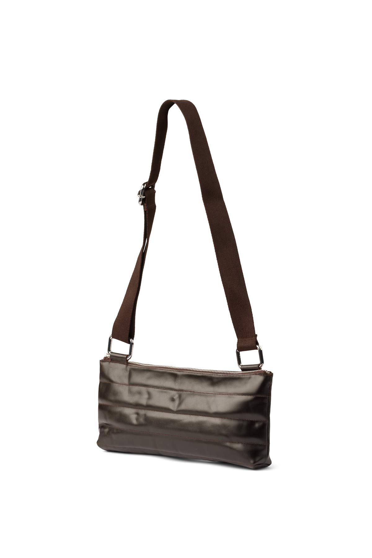 Geso - Leather cross body bag I Coffee Coffee O/S 1 - Rabens Saloner - DK