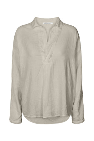 Jojo - Cotton double elbow patch shirt I Light sage Light sage XS/S 1 - Rabens Saloner - DK