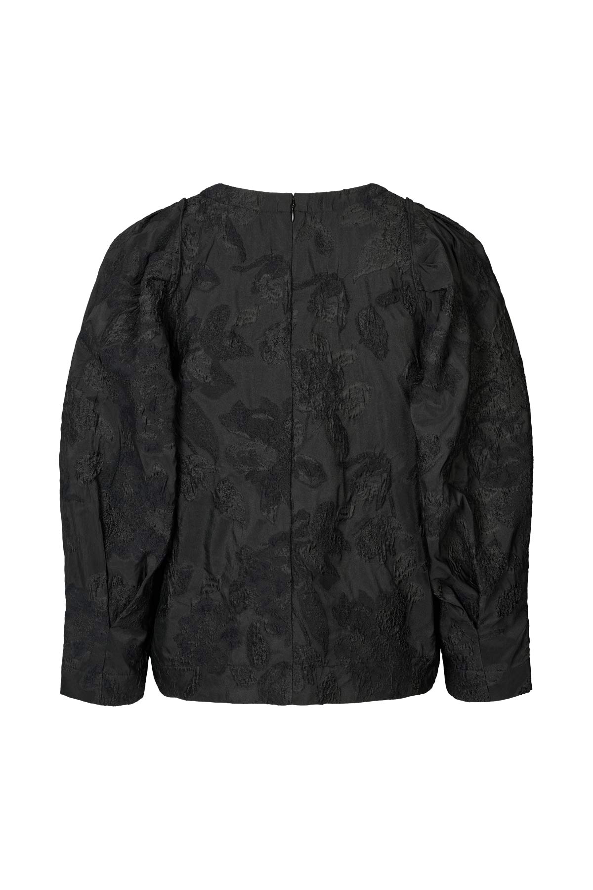 Clipped jacquard blouse - Peyton I Pirate black