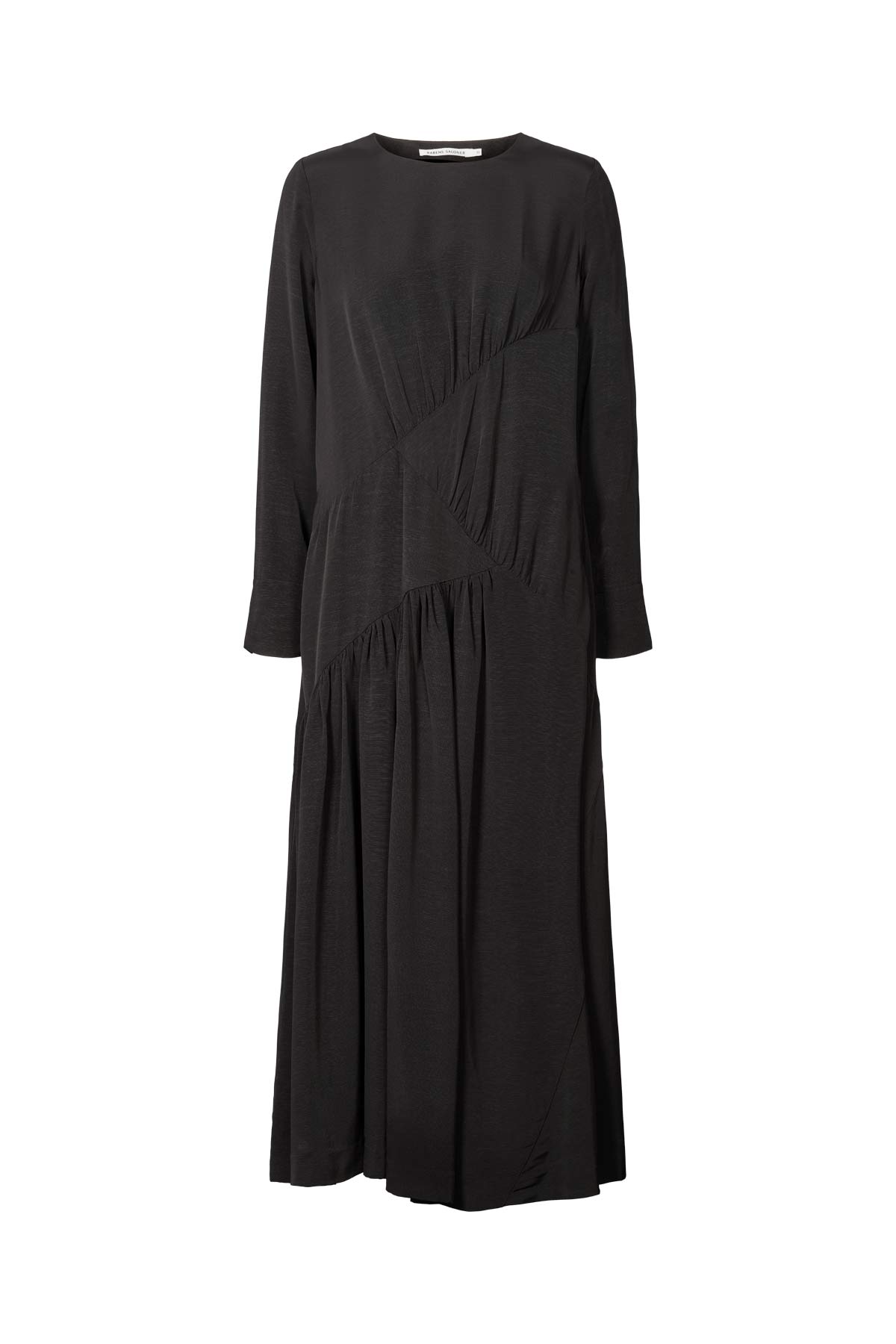 Dian - Grossgrain panelled dress I Black Black XS 1 - Rabens Saloner - DK