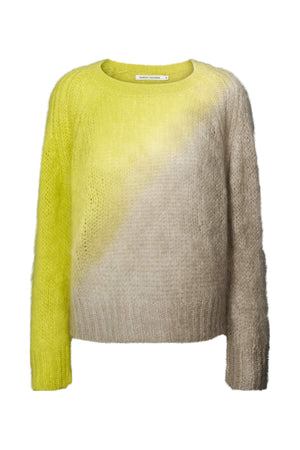 Jasmin - Cross dye boxy sweater I Limeade pelican combo Limeade pelican combo XS 5 - Rabens Saloner - DK