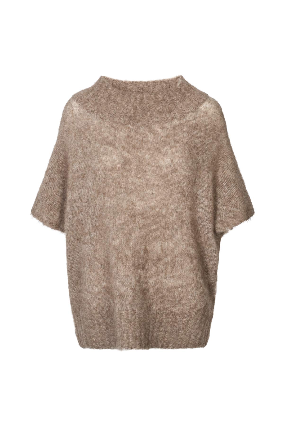 Superlight knit tunic top - Asna I Mushroom