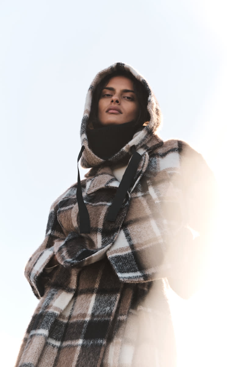 Ehsan - Jumbo check jacket I Brown check 9 - Rabens Saloner - DK