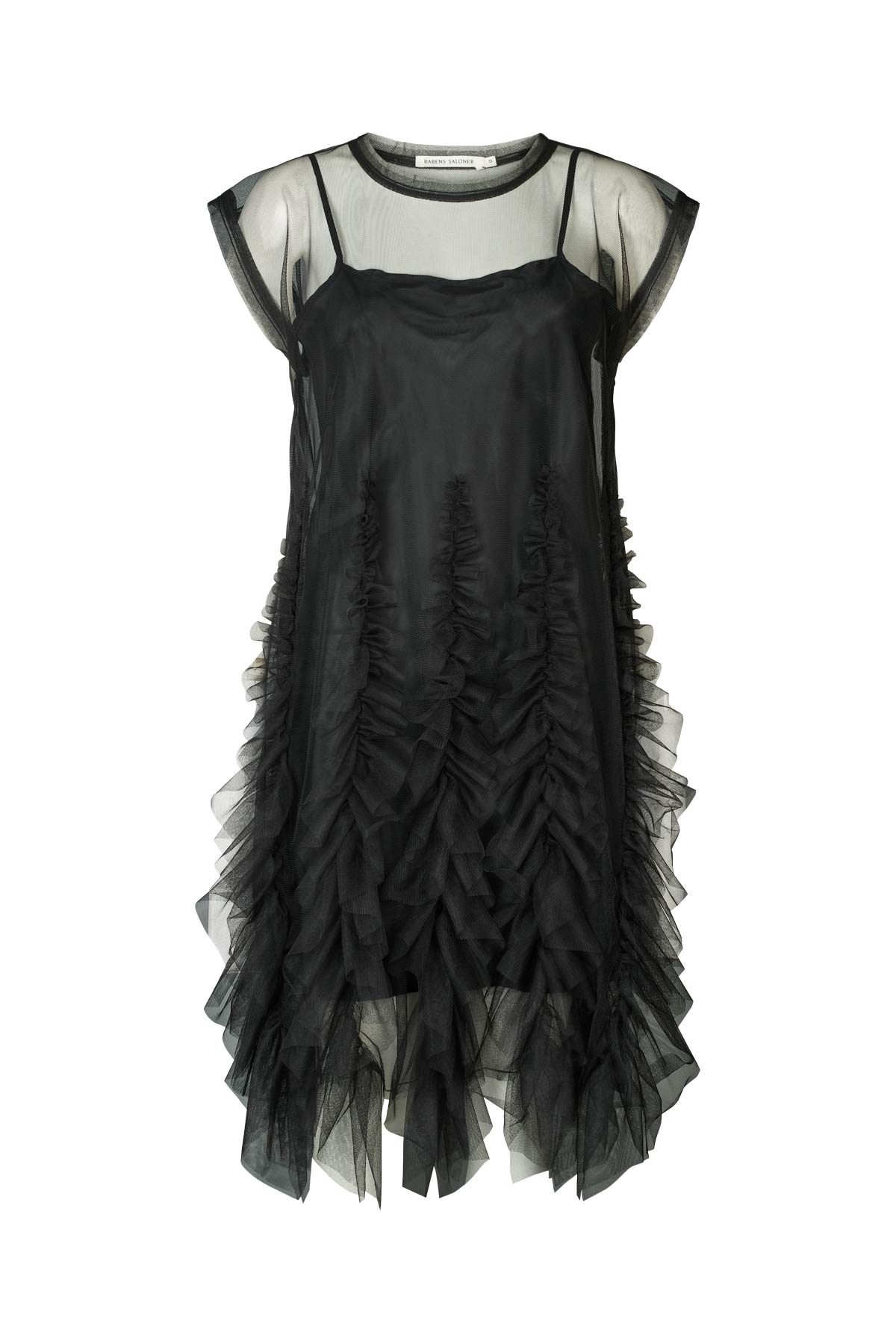 Frilly tulle dress - Ghita I Black