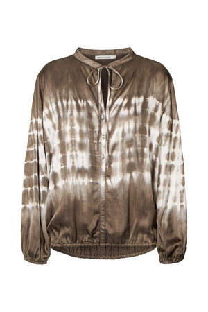 Ira - Frequency tie shirt I Dry mocca combo Dry mocca combo XS 7 - Rabens Saloner - DK