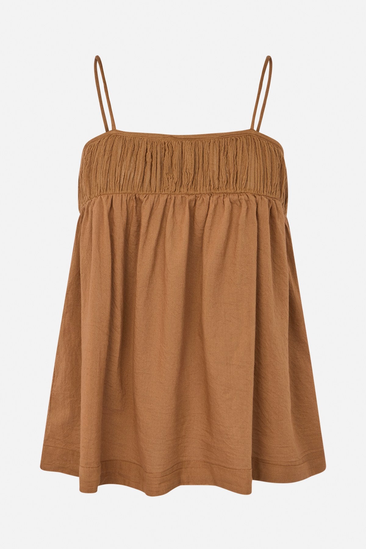 Dortie - Cotton angel string top I Chestnut Chestnut XS 1 - Rabens Saloner - DK