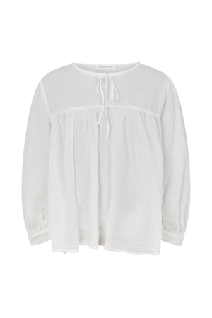Eike - Cotton full sleeve blouse I White White XS 1 - Rabens Saloner - DK