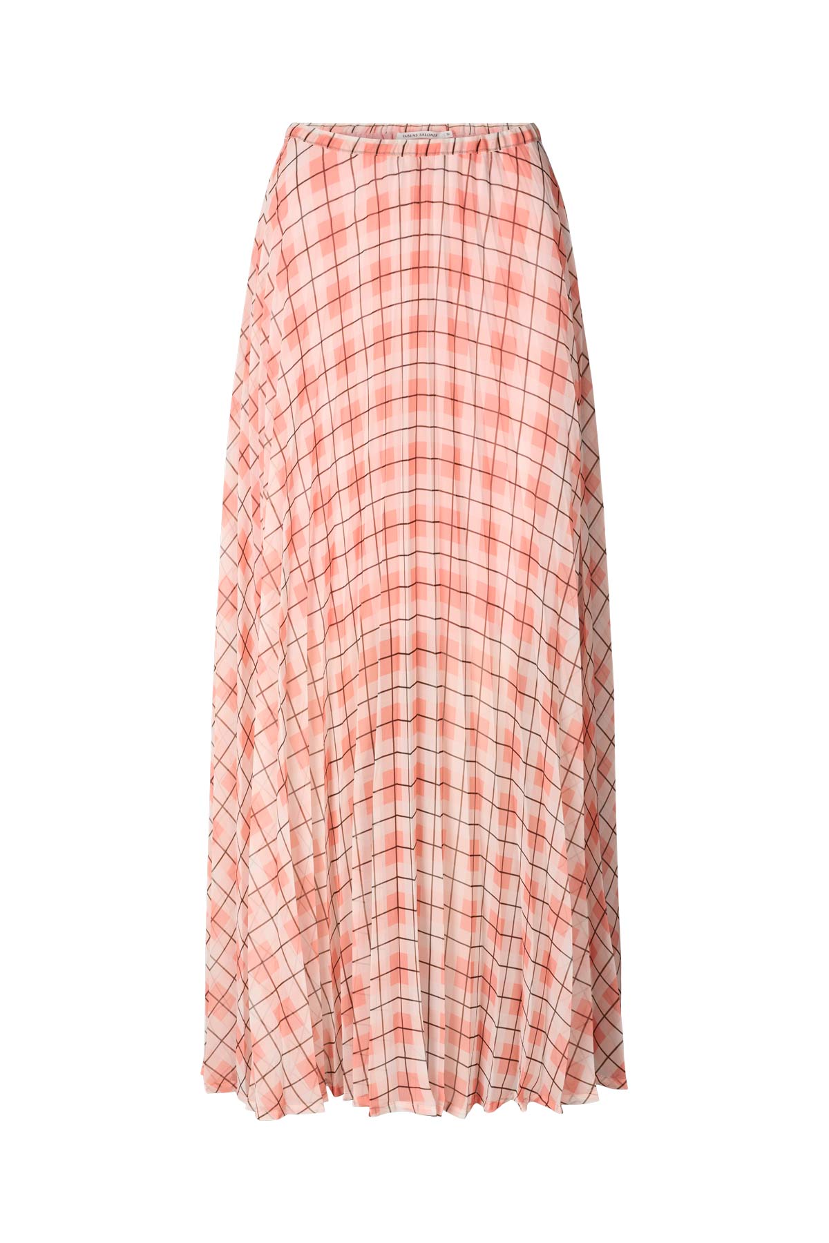 Saki - Transparent check skirt I Mandarin pleat Mandarin pleat XS 3 - Rabens Saloner - DK