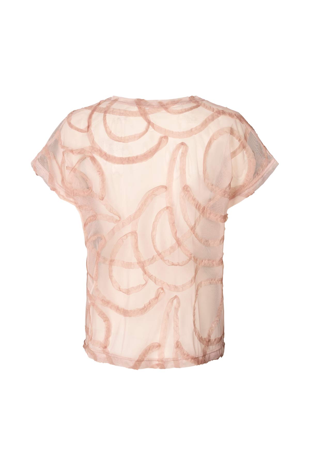 Gritt - Scribble boxy tee I Blush 6 - Rabens Saloner - DK