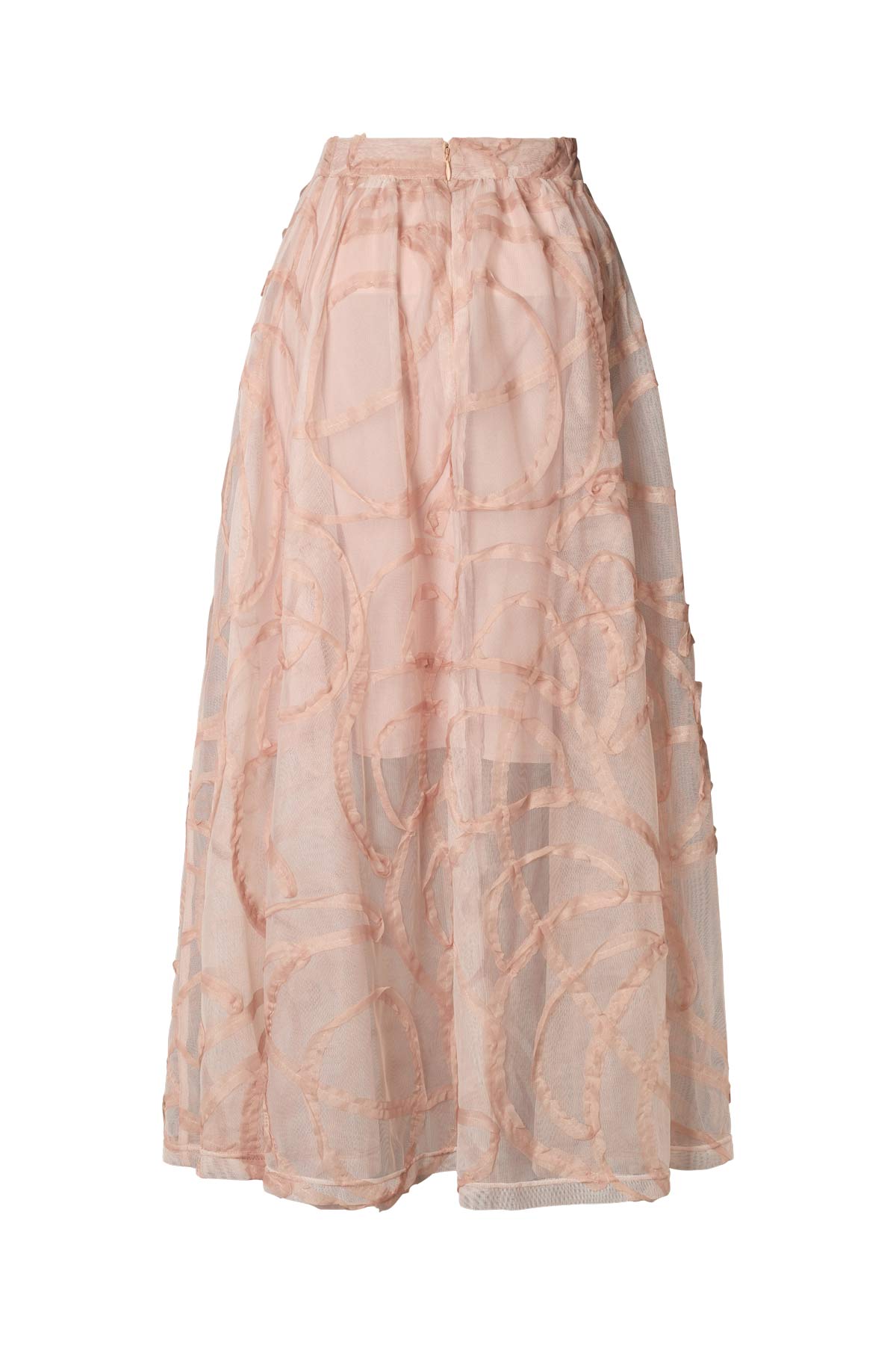 Silke - Scribble full skirt I Blush 9 - Rabens Saloner - DK