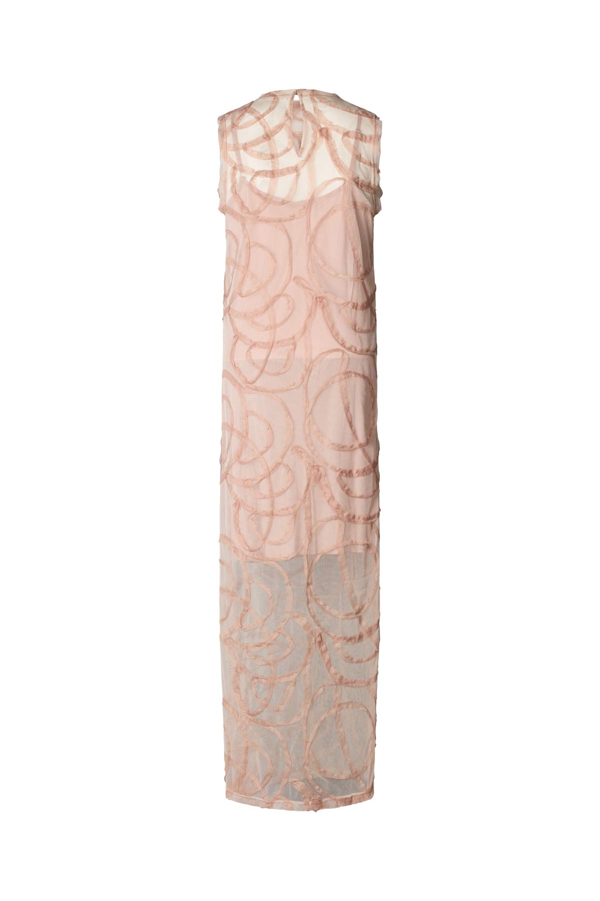 Vita - Scribble long dress I Blush 7 - Rabens Saloner - DK