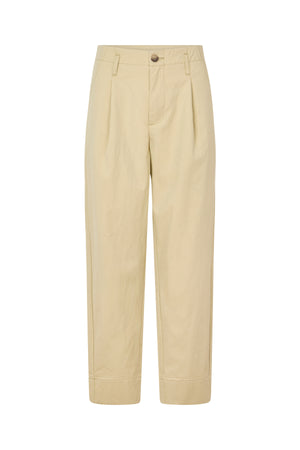 Raina - Utility pleat pant I Ecru Ecru XXS 1 - Rabens Saloner - DK