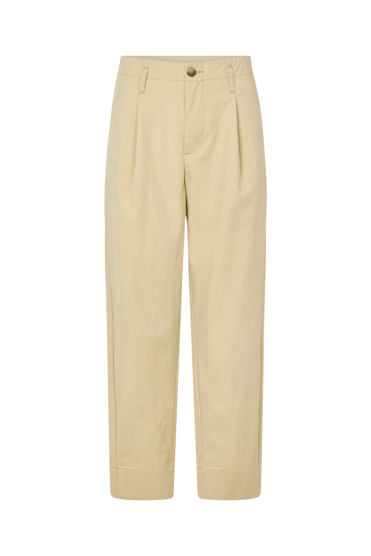 Raina - Utility pleat pant I Ecru Ecru XXS 1 - Rabens Saloner - DK