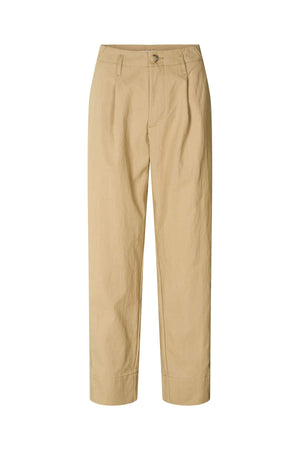 Raina - Utility pleat pant I Warm sand Warm sand XXS 1 - Rabens Saloner - DK