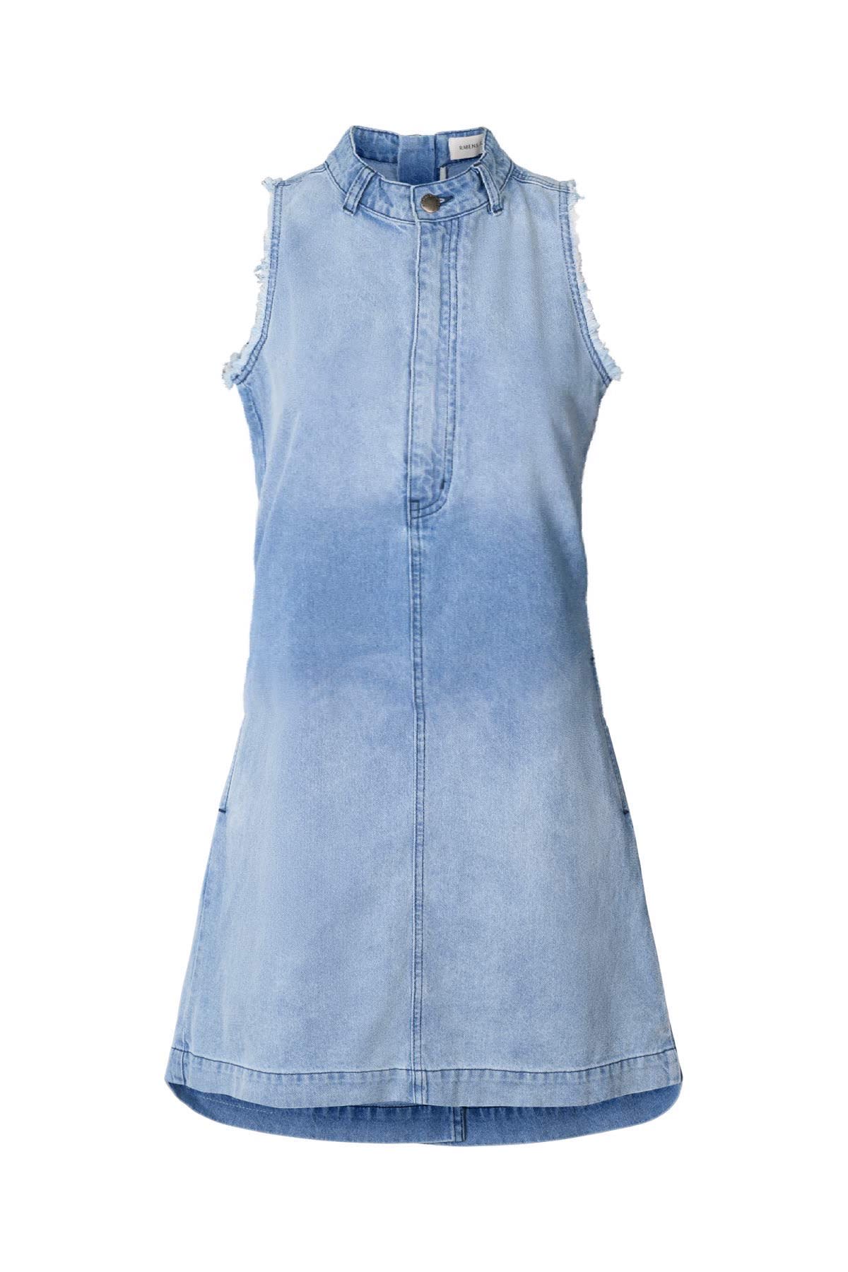 Fee - Light denim dress I Light washed denim 6 - Rabens Saloner - DK