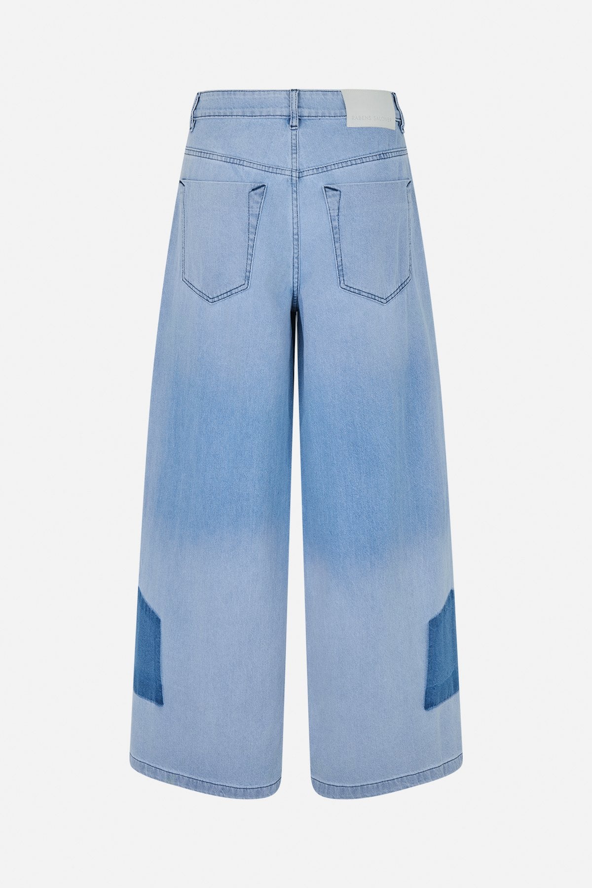 Lane - Light denim wide leg pants I Light washed denim 12 - Rabens Saloner - DK