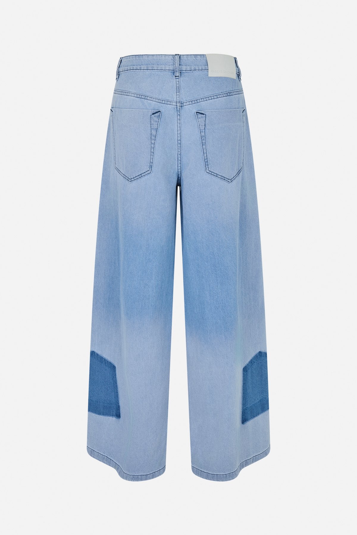 Lane - Light denim wide leg pants I Light washed denim 11 - Rabens Saloner - DK