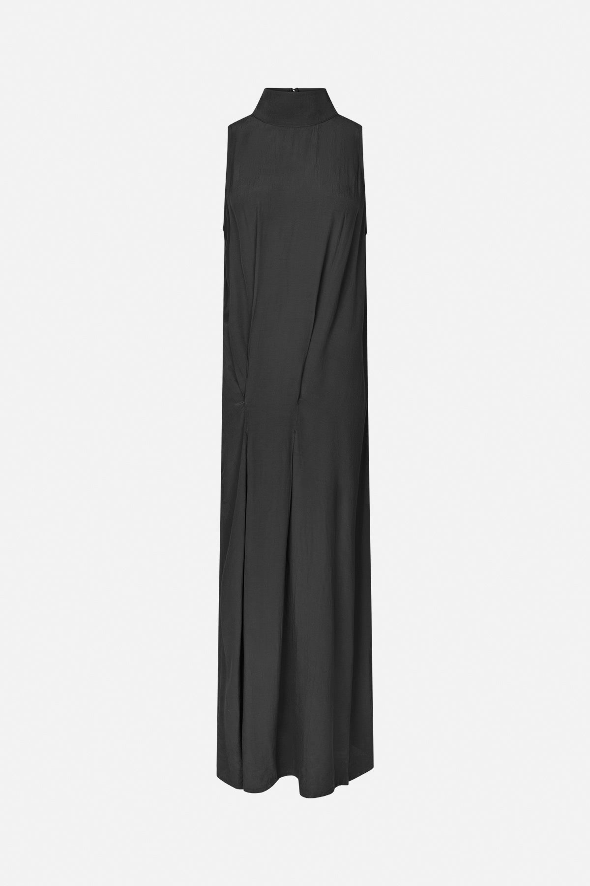 Sima - Sheer lace long dress I Faded black 5 - Rabens Saloner - DK