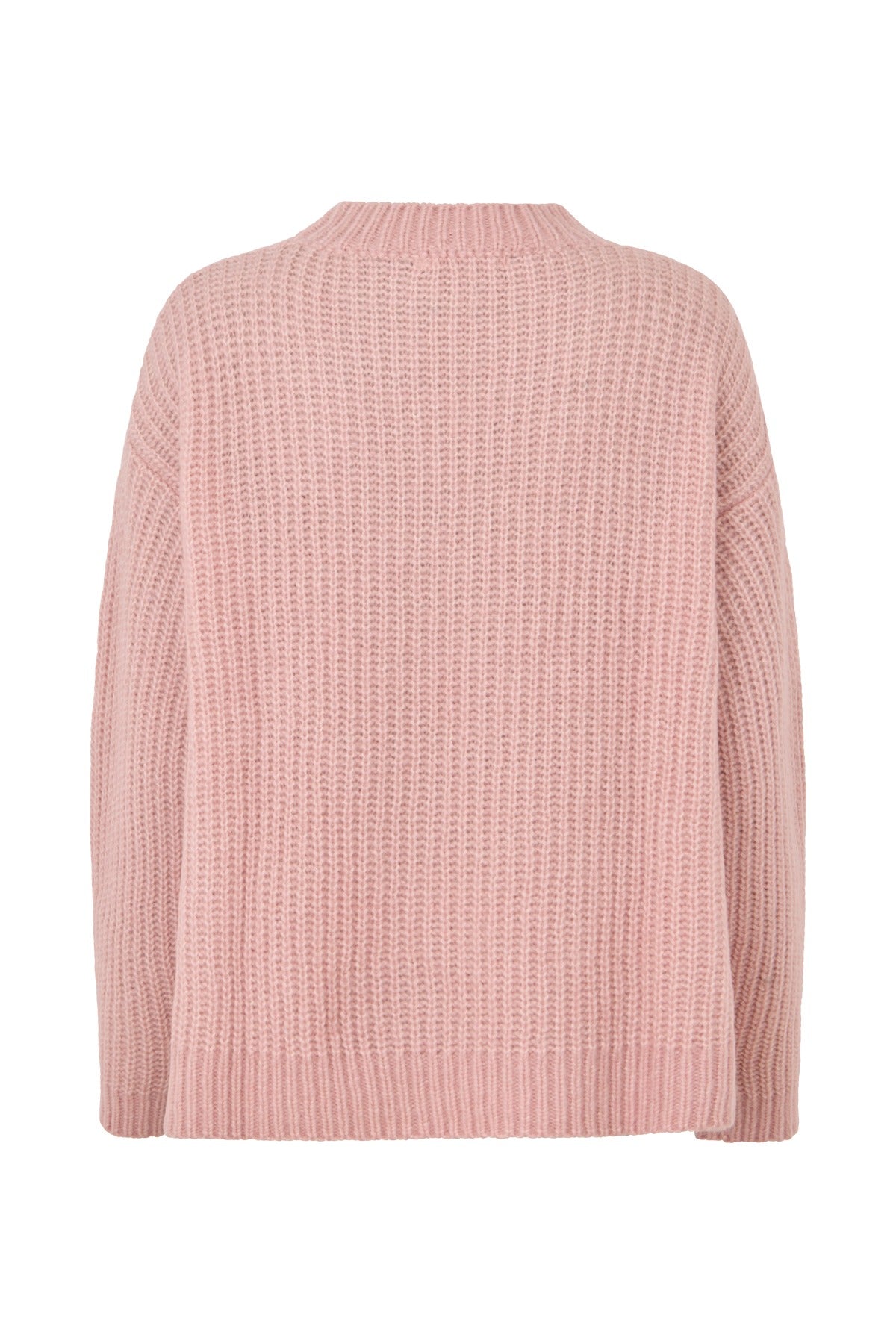 Hifa - Open knit cosy sweater I Pale pink 7 - Rabens Saloner - DK