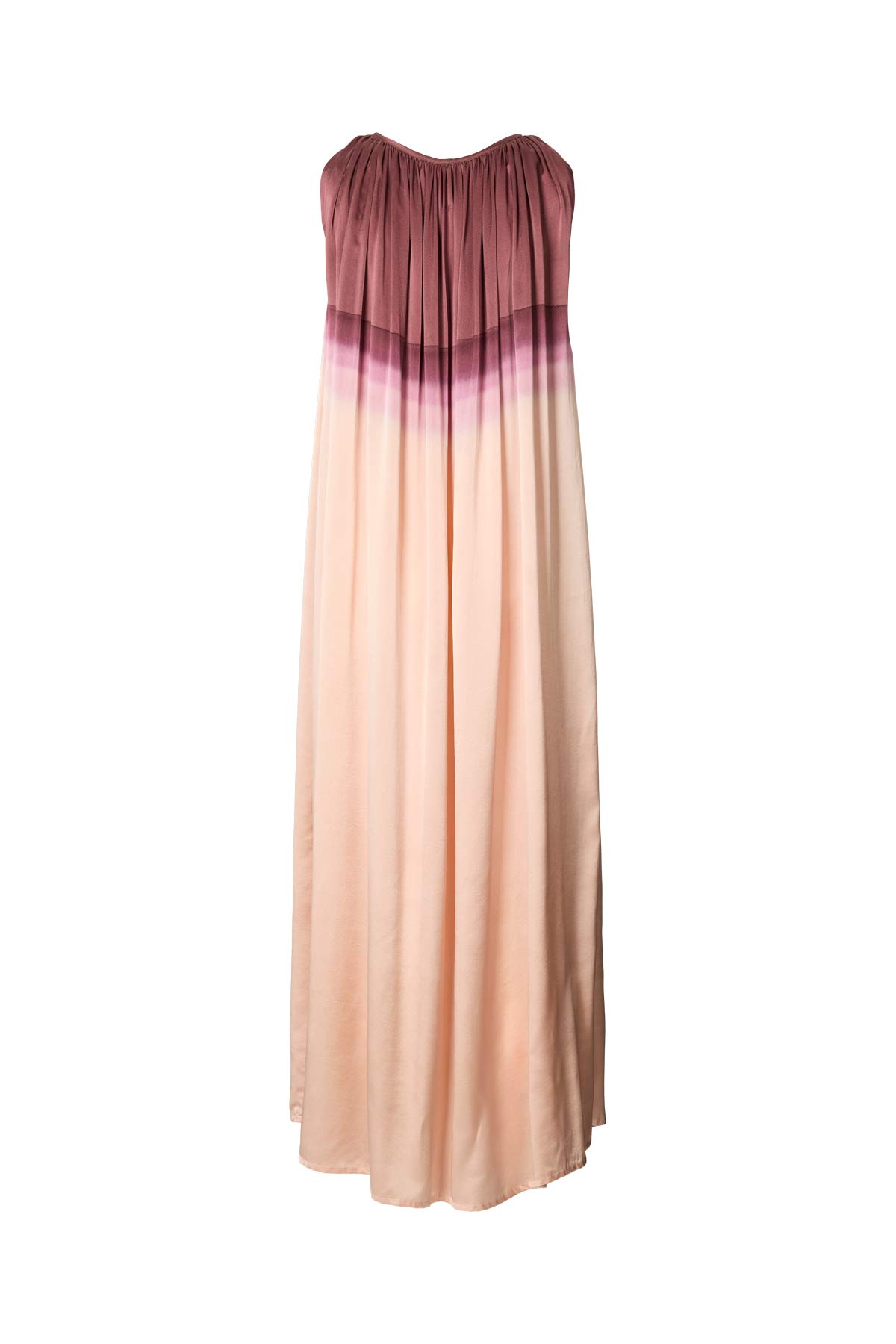 Sabah - Horizon gathered halter dress I Blush combo 7 - Rabens Saloner - DK