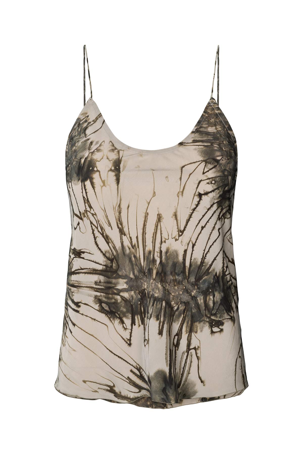 Lise - Sea urchin bias camisole I Grey combo 4 - Rabens Saloner - DK