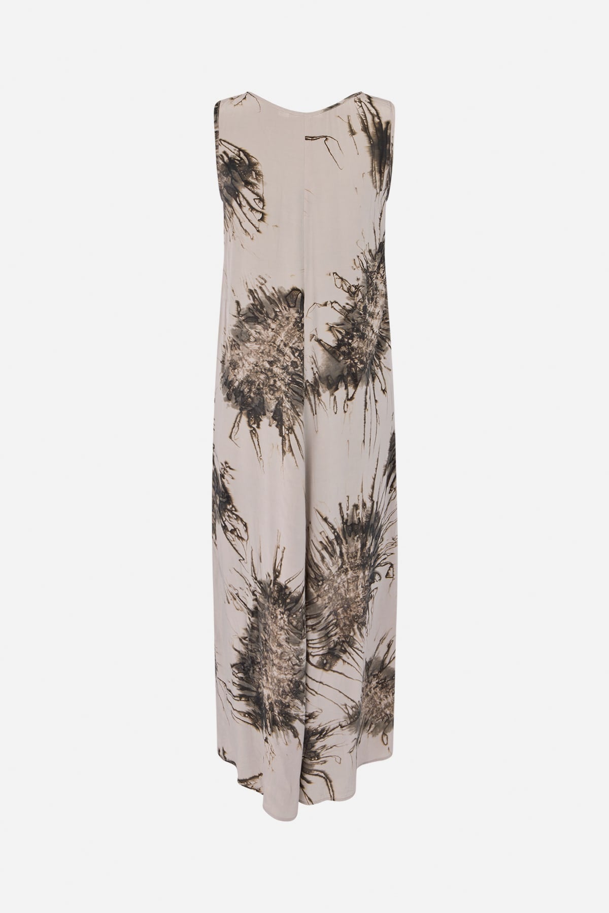 Alpa - Sea urchin long dress I Grey combo 2 - Rabens Saloner - DK