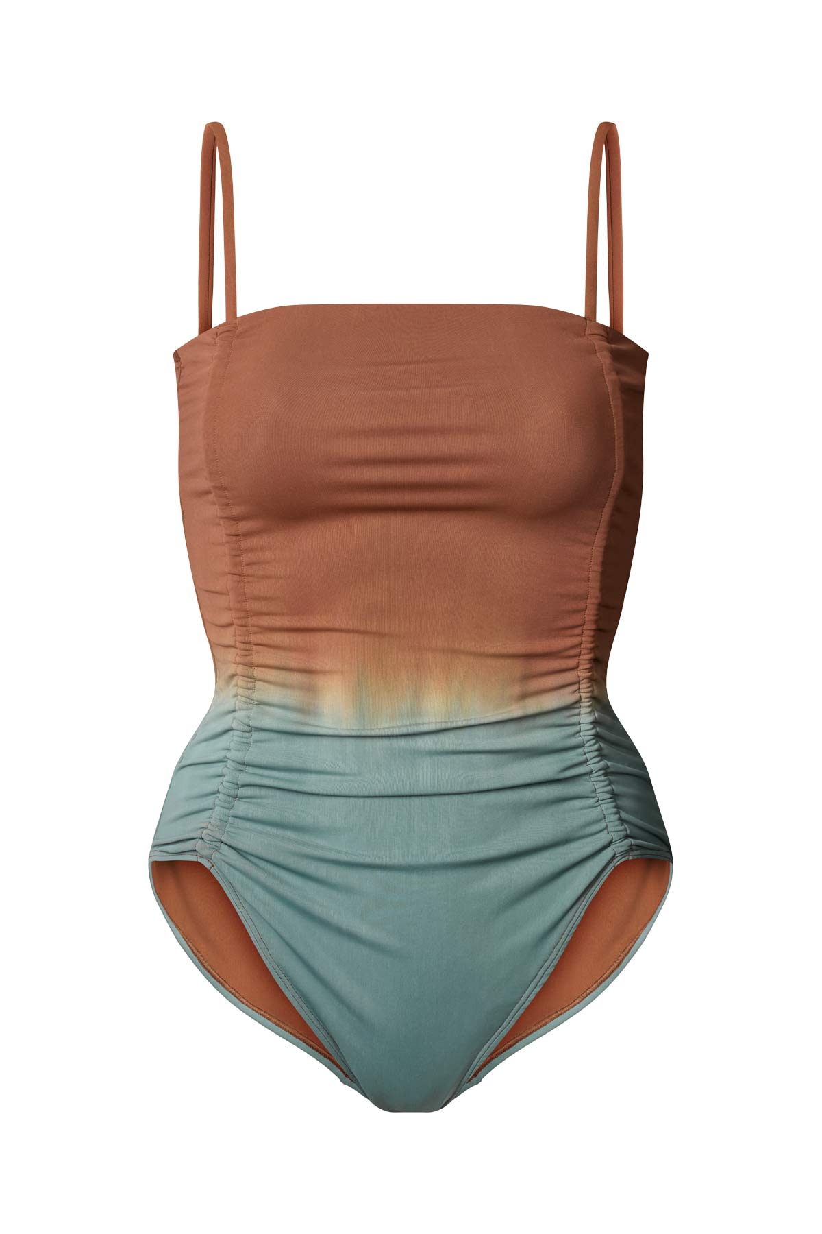 Sali - Fusion swimsuit I Cognac grey combo 4 - Rabens Saloner - DK