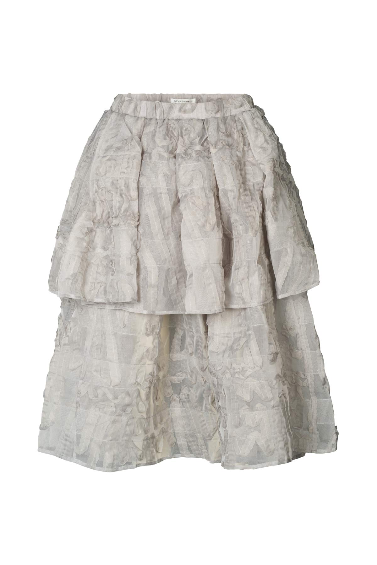 Sibora - Splash netting skirt I Silver grey Silver grey XS 5 - Rabens Saloner - DK