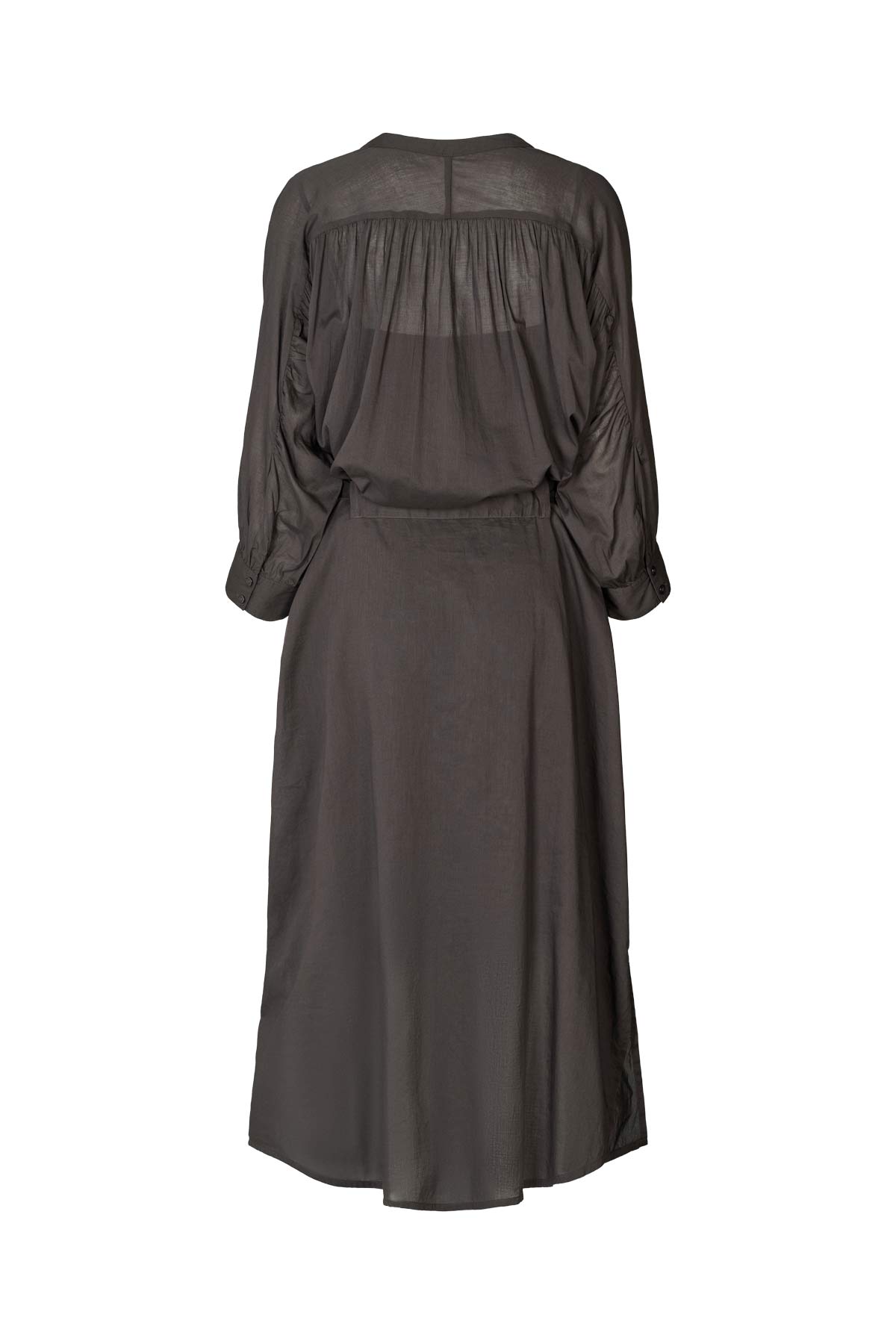Tuva - Voile frill shirt dress I Liquorice 7 - Rabens Saloner - DK