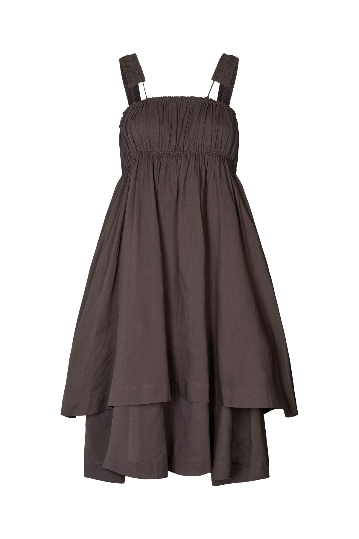 Gabi - Multi layer short dress I Liquorice 5 - Rabens Saloner - DK