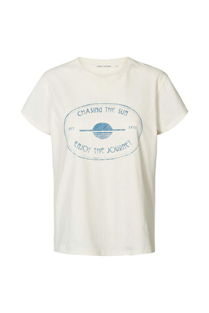 Ambla - Journey t-shirt I Chalk Chalk XS 4 - Rabens Saloner - DK