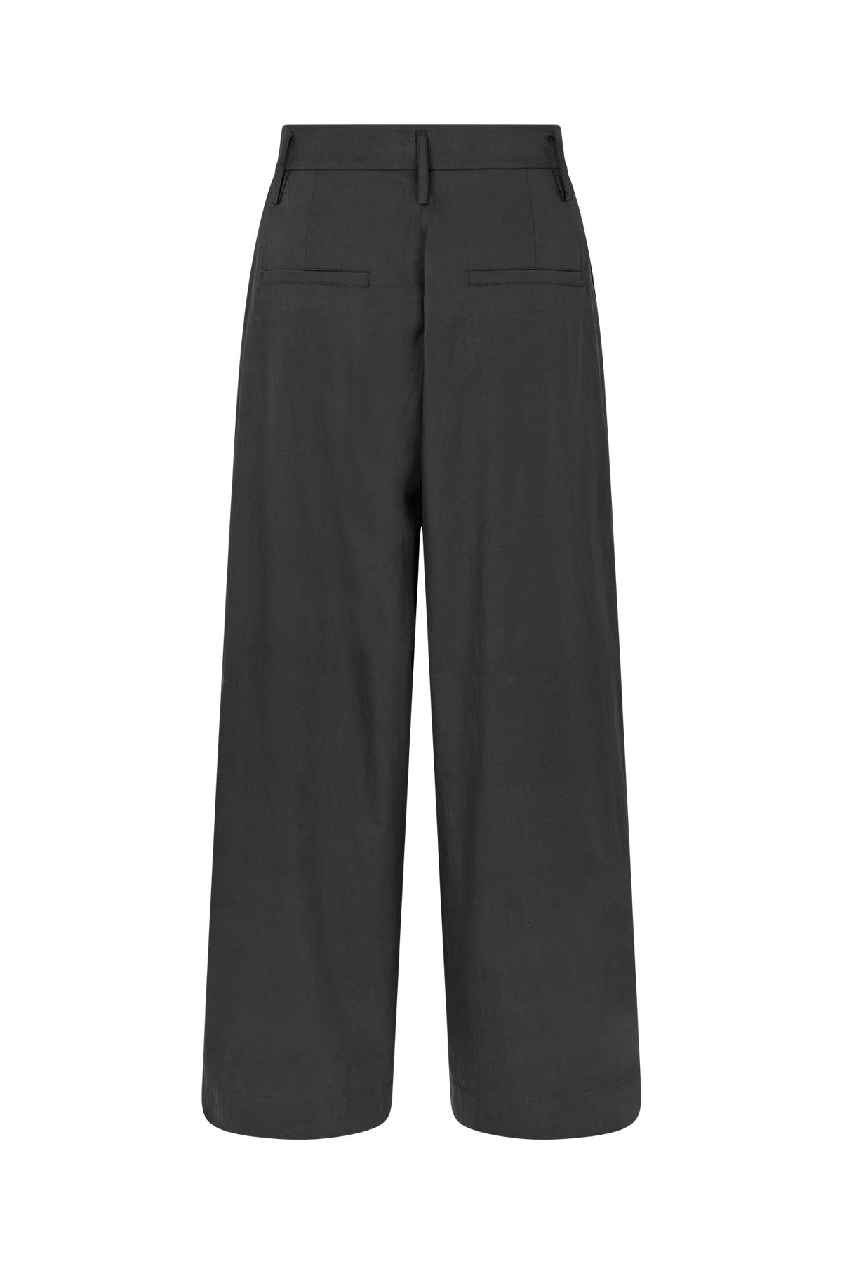 Enel - Papery parallel pants I Black 6 - Rabens Saloner - DK