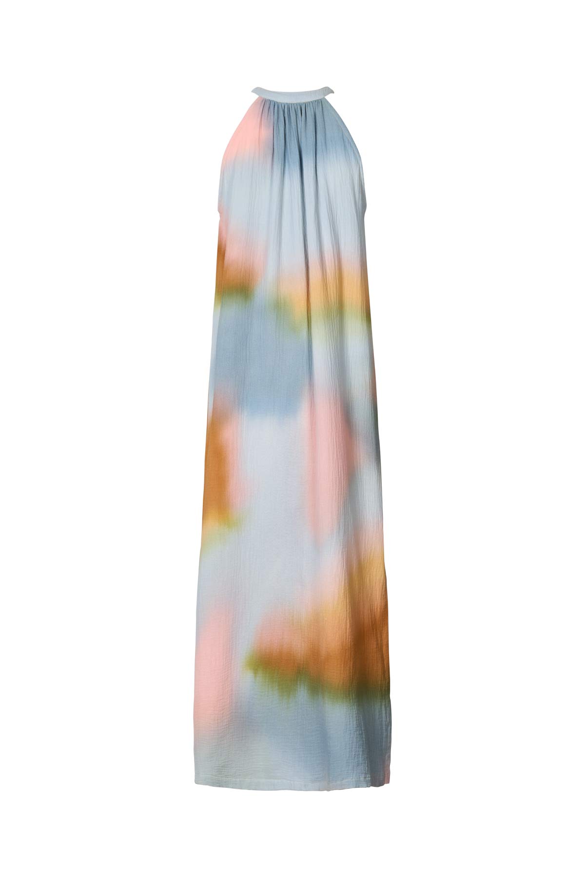 Malaia - Water colour button front dress I Sunset combo 5 - Rabens Saloner - DK